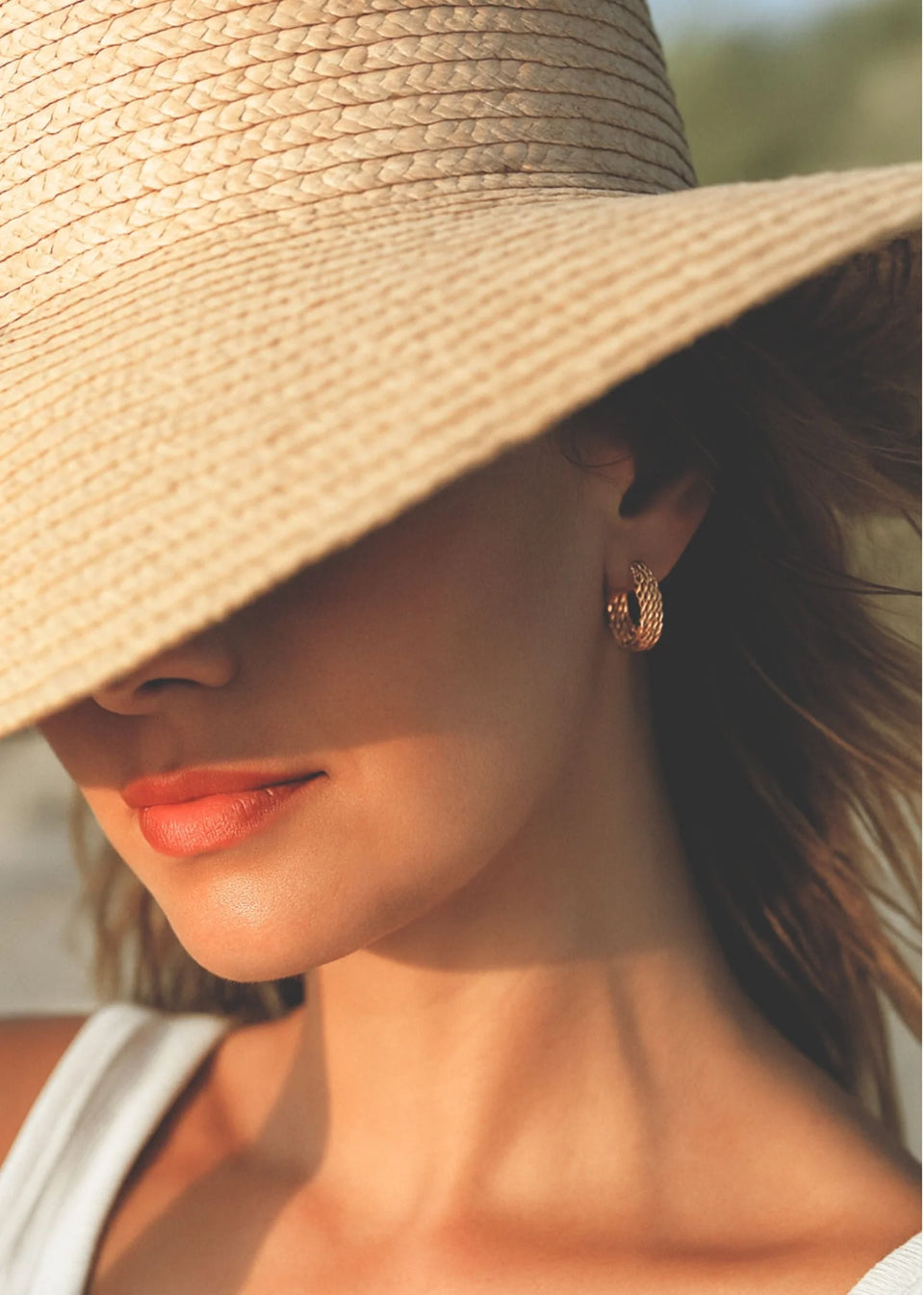 Luxe Gold Small Stacked Rope Hoop Earrings