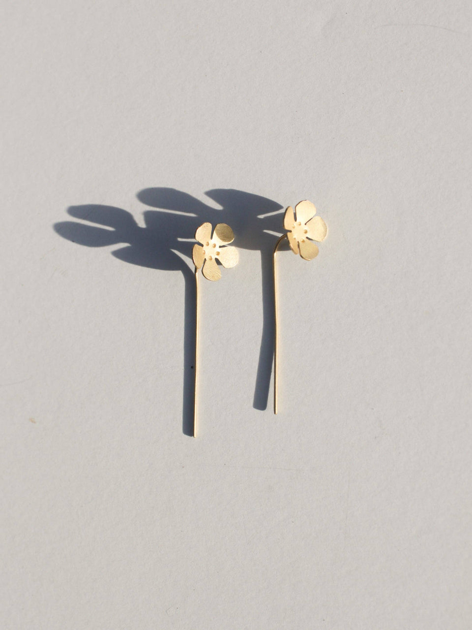 Forget-Me-Not Threader Earrings