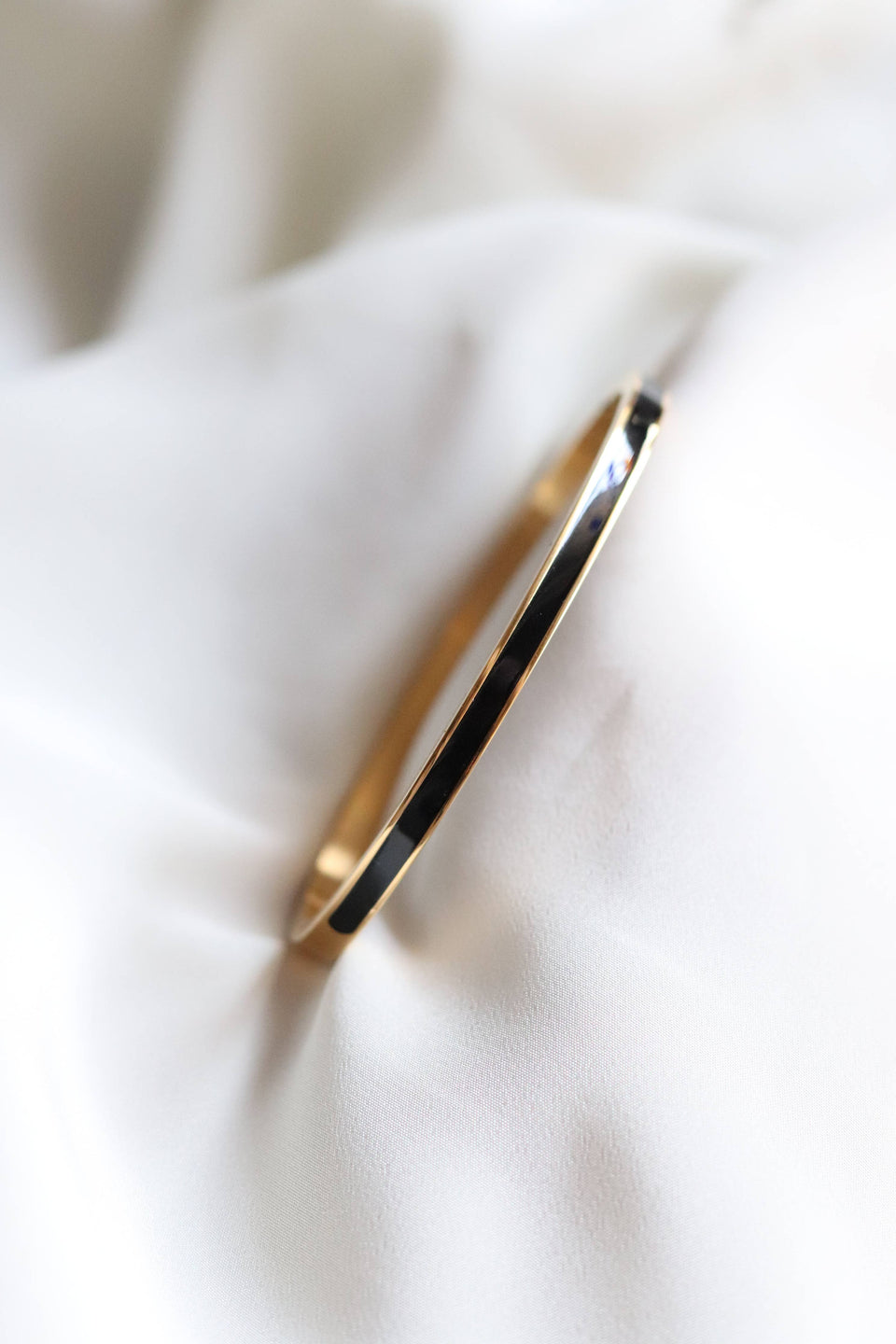 Evie Bracelet - Black and Gold (Stainless Steel)