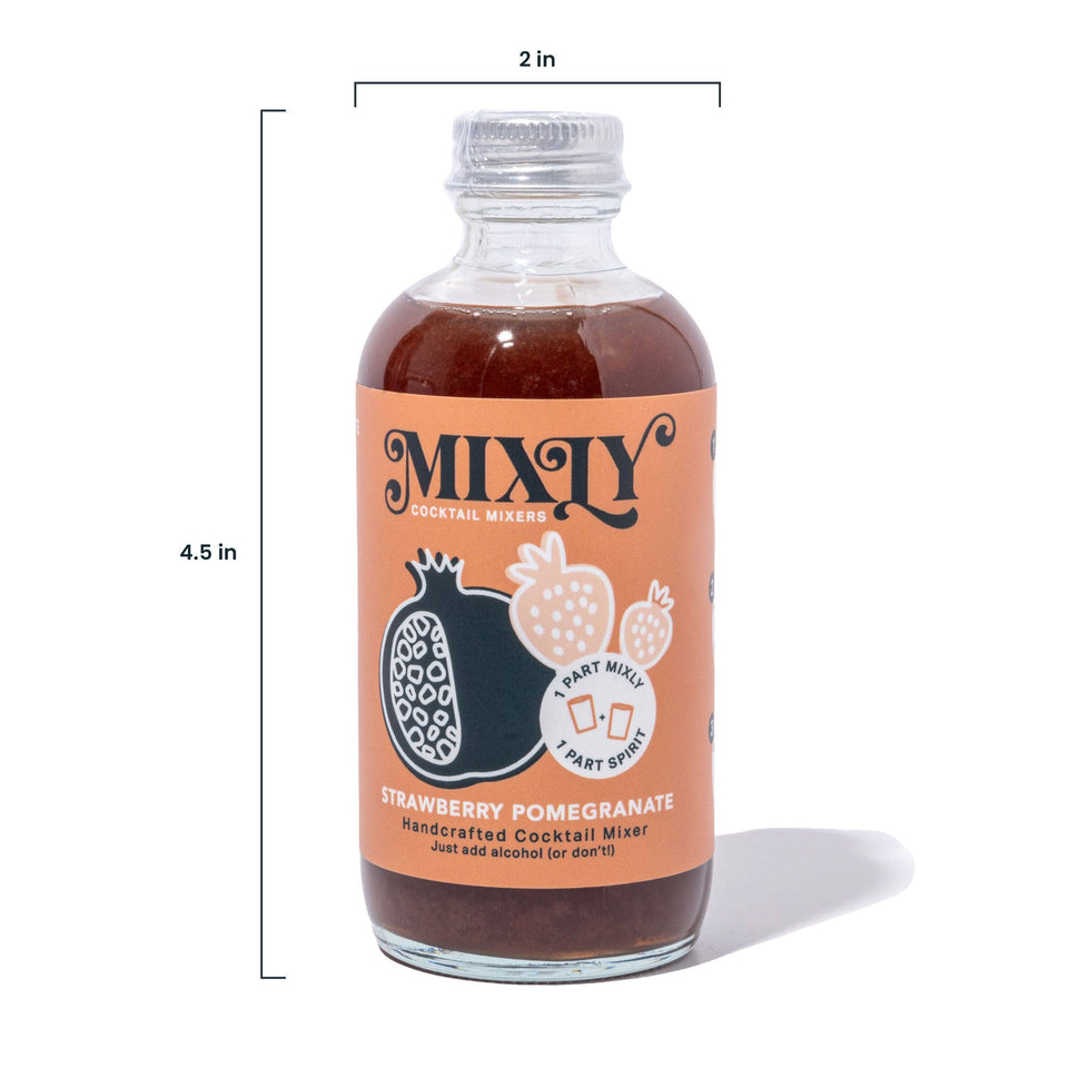 Strawberry Pomegranate 4oz - Cocktail / Mocktail Mixers