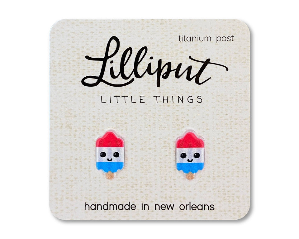 Rocket Pop Earrings // Fourth of July // July 4th
