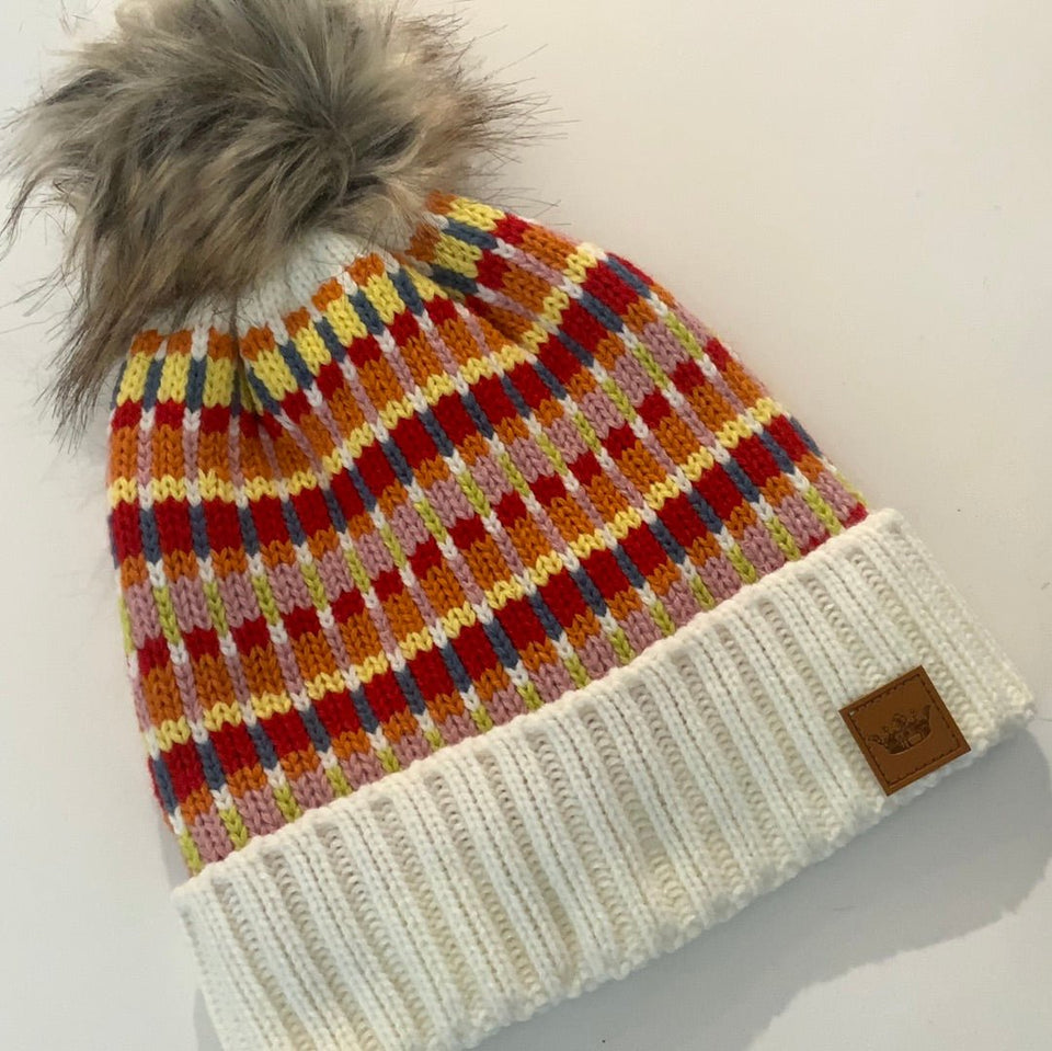 Cream Pom Hat | petite shops