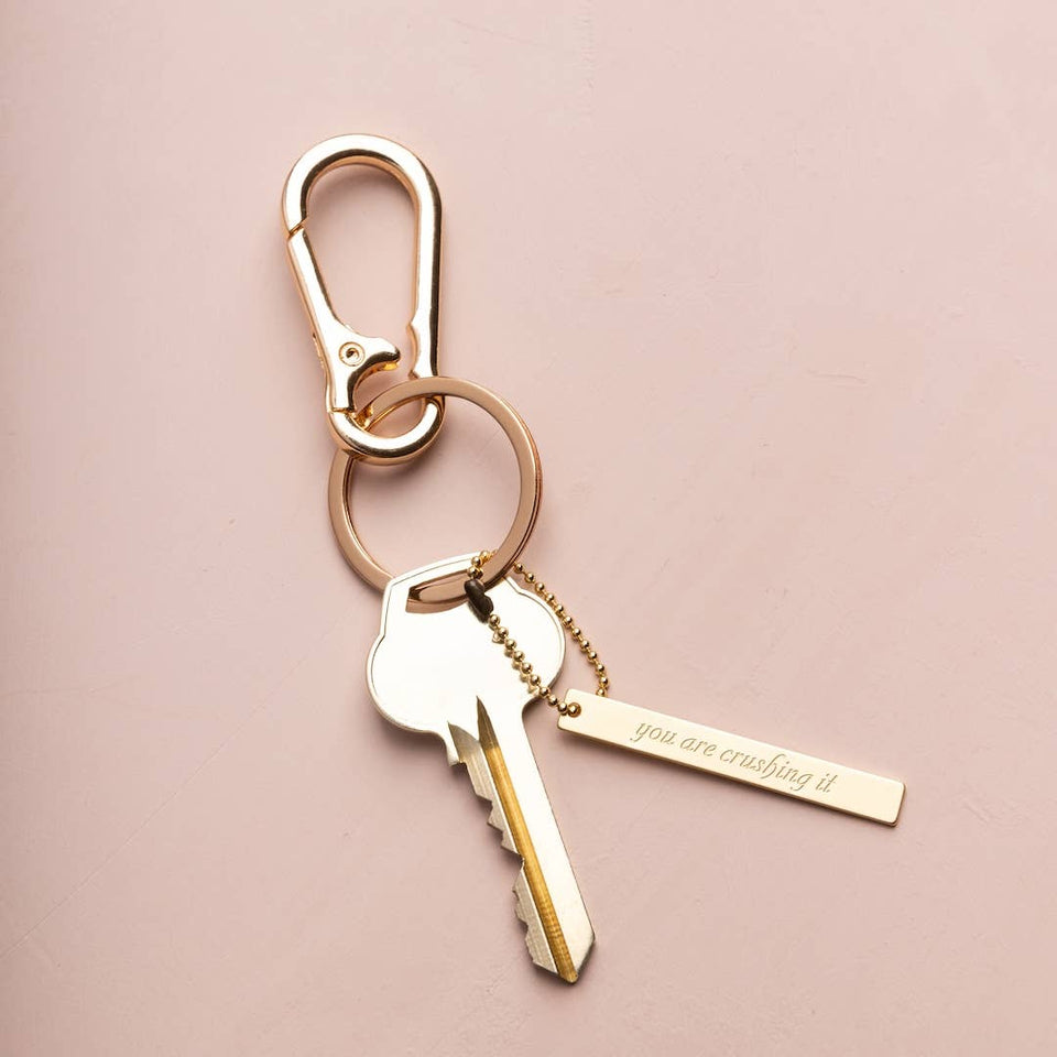 Hidden Message Bracelet - Strong AF/Amethyst/Gold