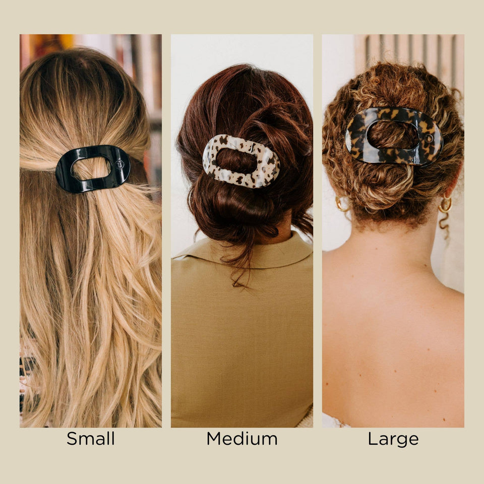 Flat Round Hair Clip | Medium | Tropical Punch