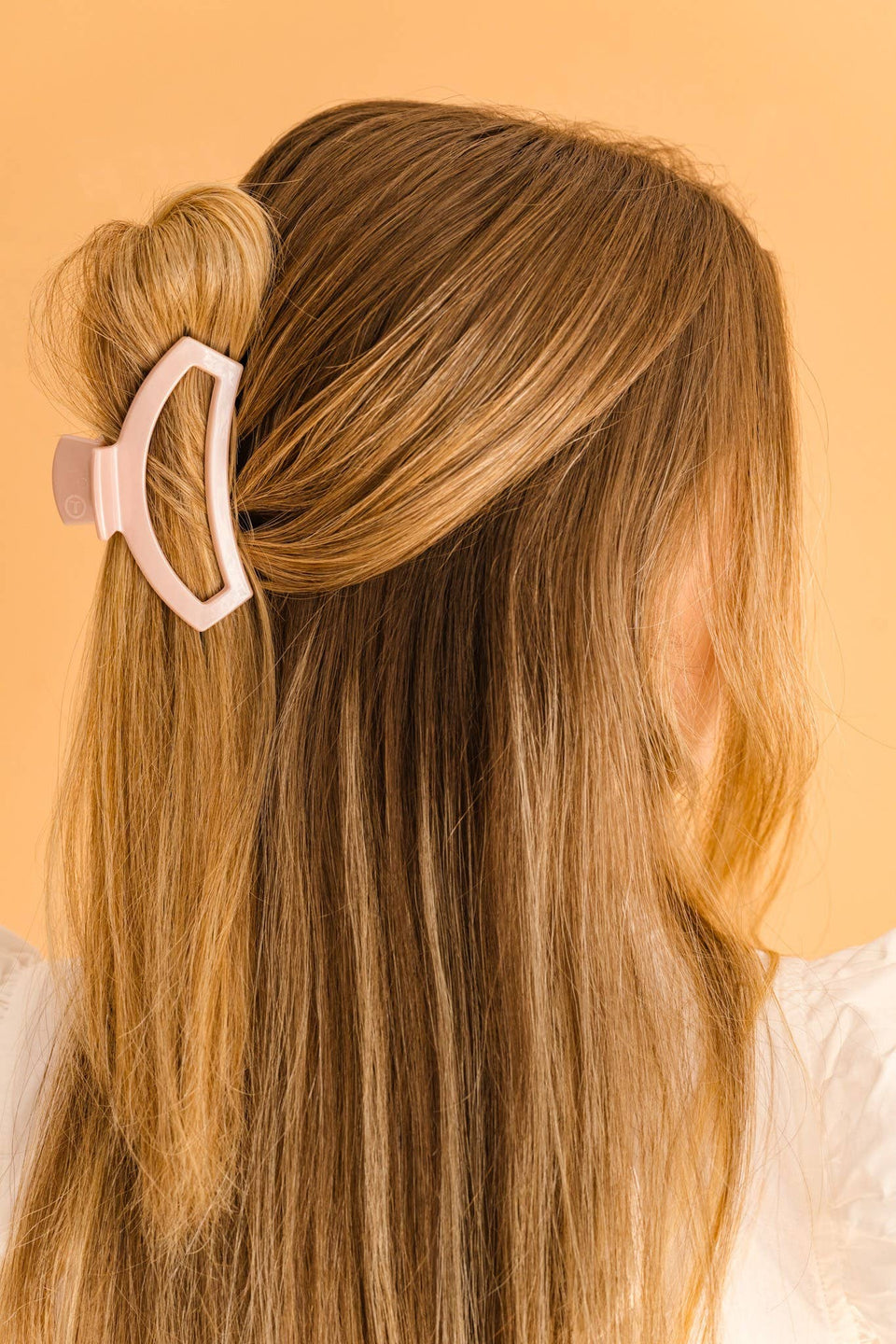 Open Hair Clip | Medium | Pearly Pink