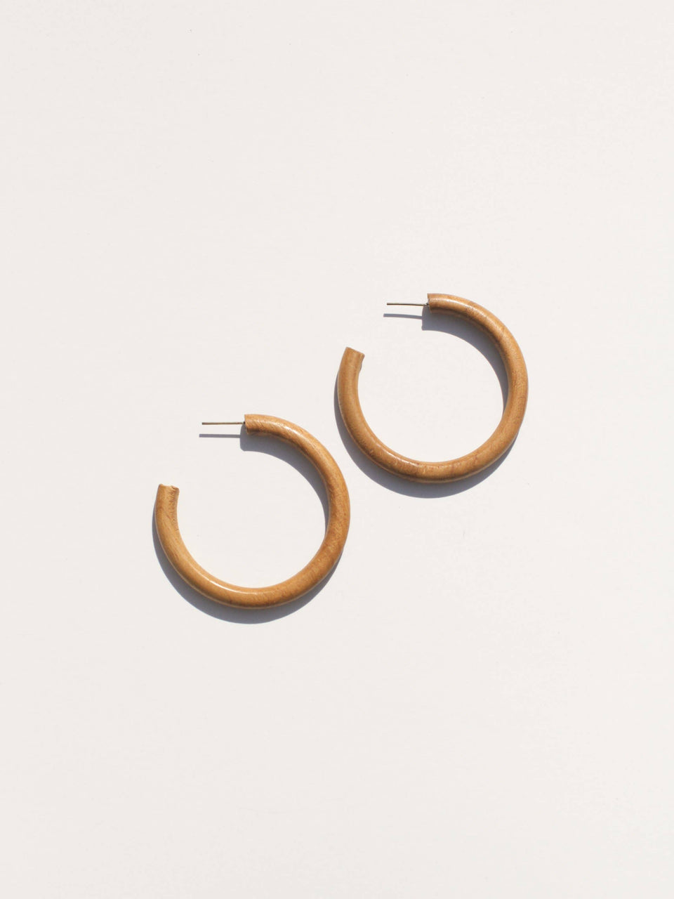 Wood Essential Hoops: Large 2"