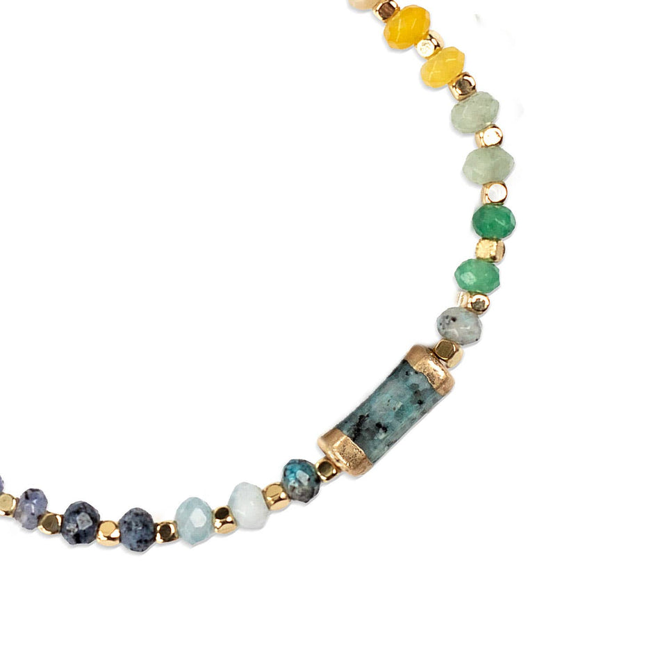 Chakra Glow Bracelet - Clarity/Third Eye/Gold