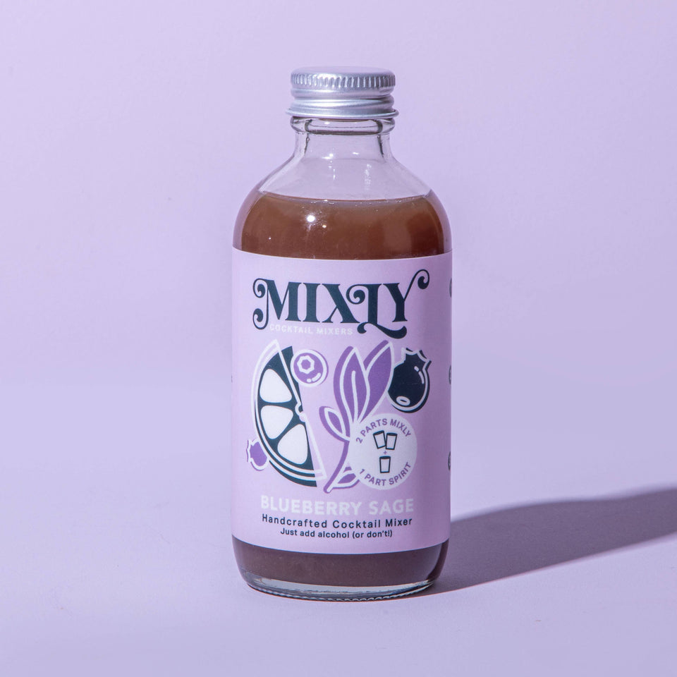 Blueberry Sage 4oz - Cocktail / Mocktail Beverage Mixer