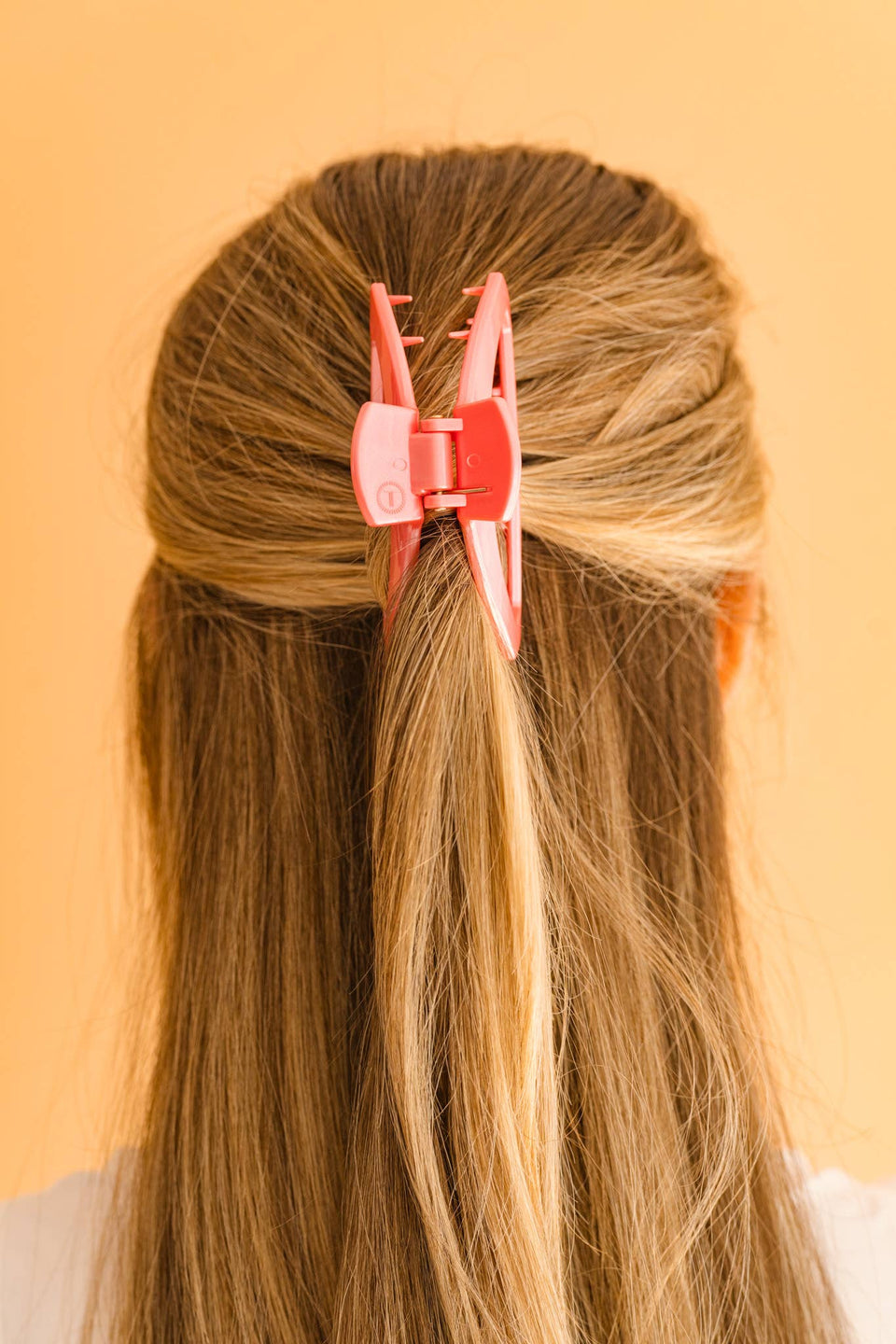 Open Hair Clip | Medium | Calming Coral