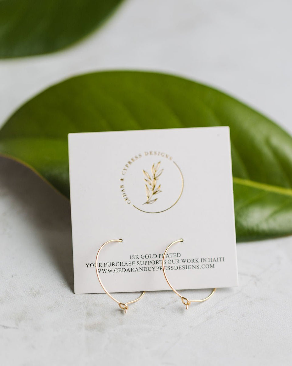 Dainty Gold Hoop | petite shops