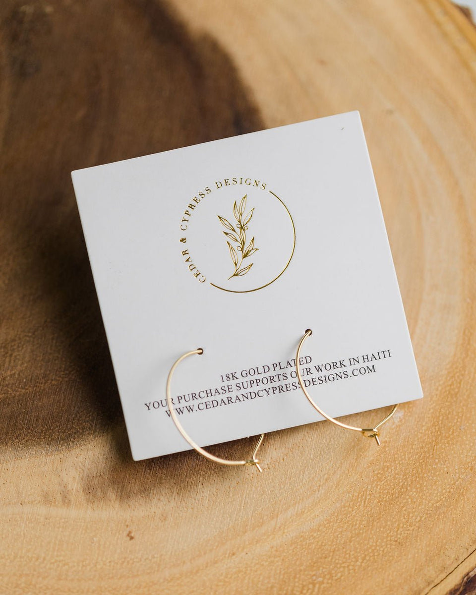 Dainty Gold Hoop | petite shops