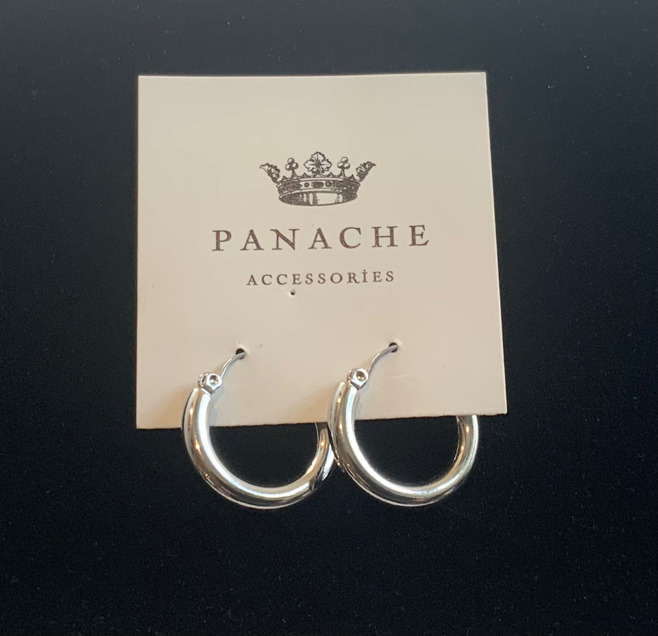 Silver Hoop Earrings | petite shops