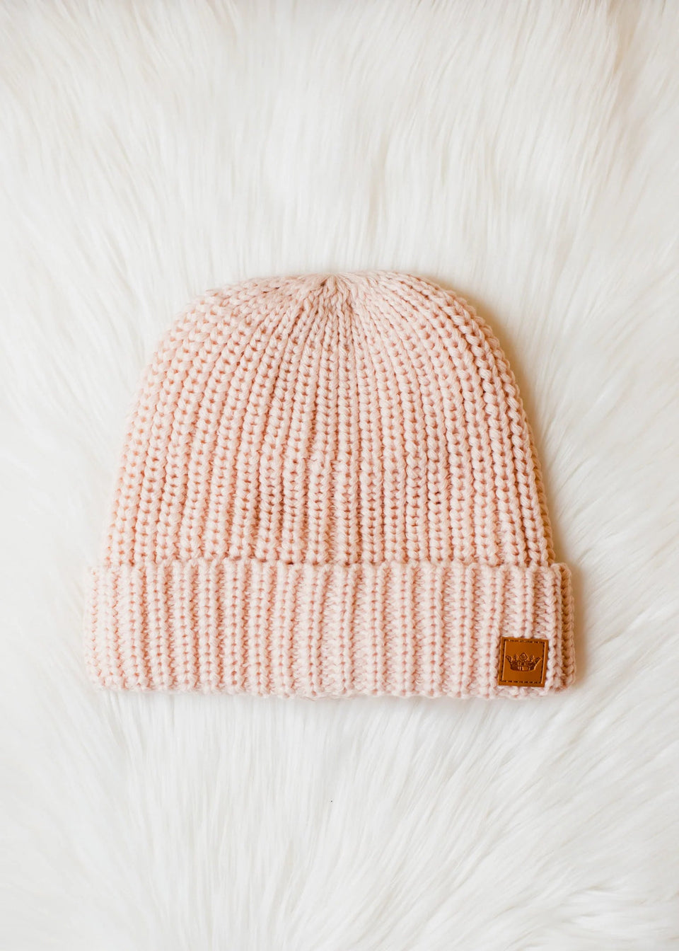 Blush Pink Beanie | petite shops