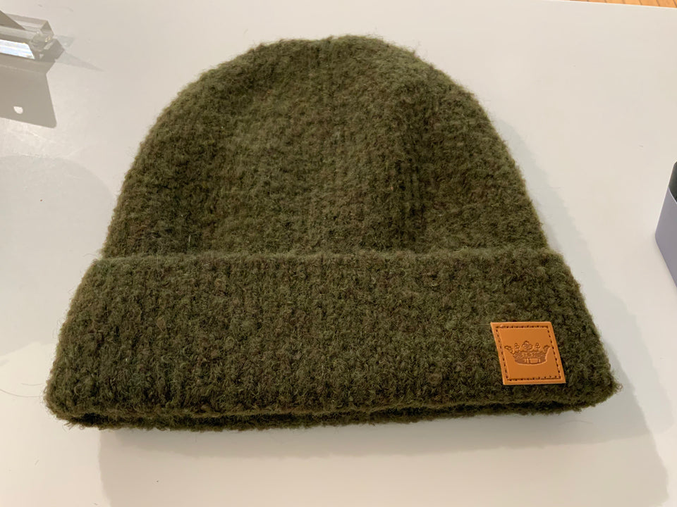 Knit Beanie- Olive