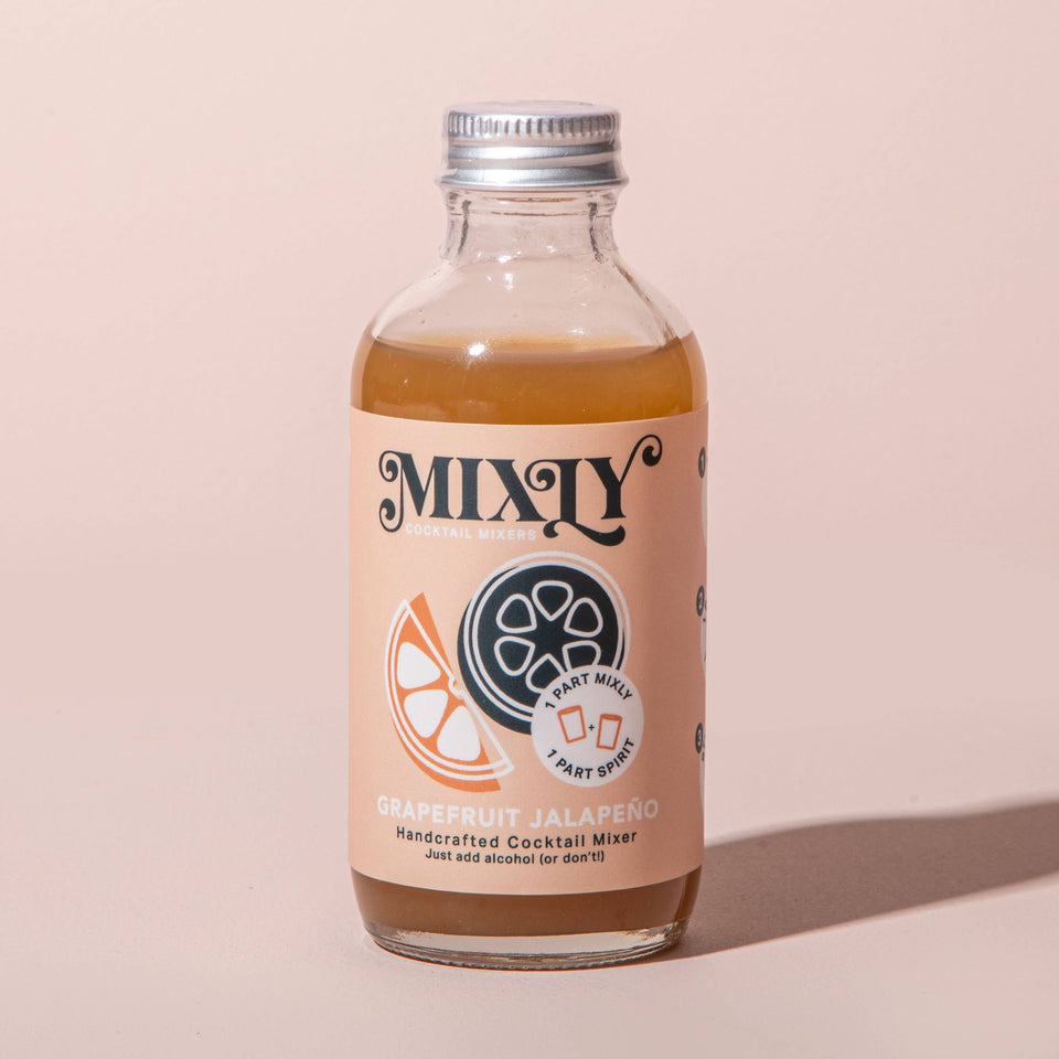 Grapefruit Jalapeño 4oz - Cocktail / Mocktail Beverage Mixer