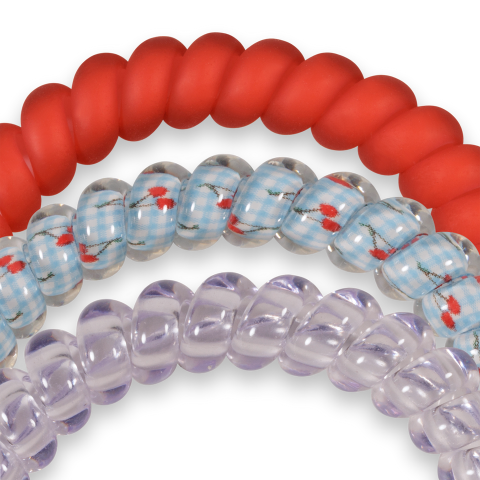 Spiral Hair Coils | Small | Basket of Cherries