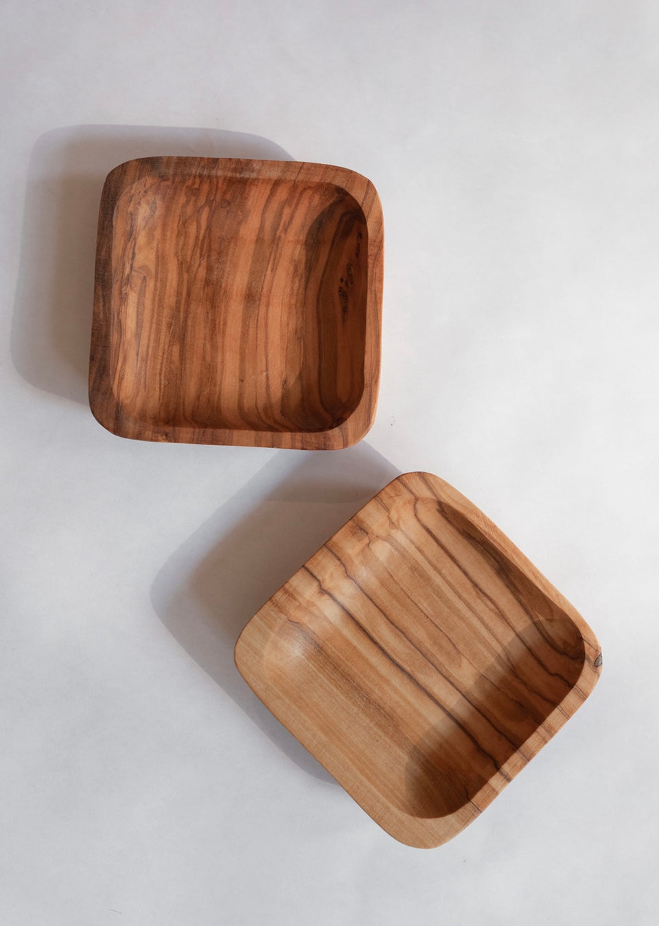 Natural OliveWood - Three Piece Set of Dishes