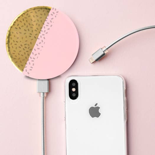 Pink Gold Mirror Powerbank