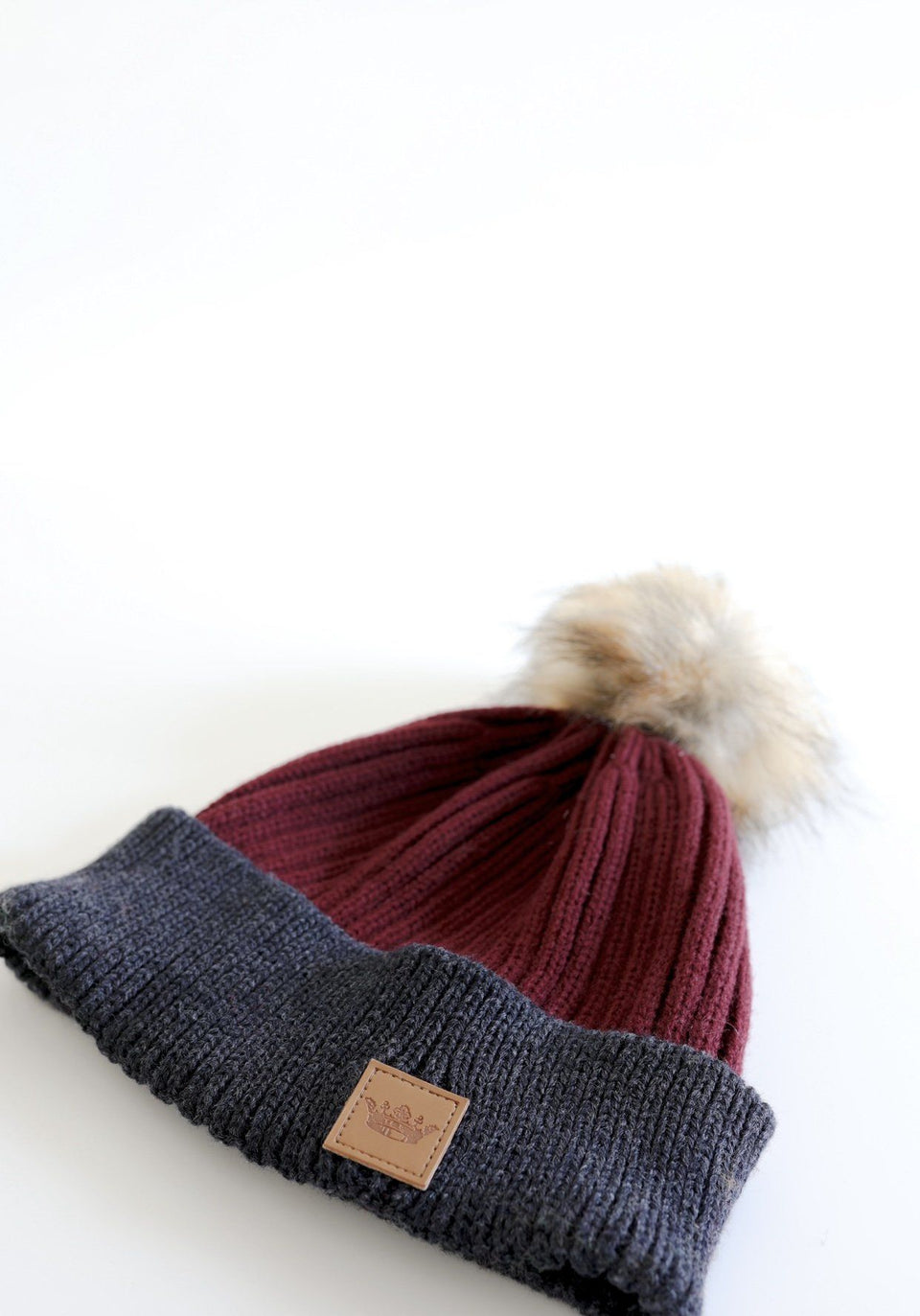 Knit Beanie with Pom