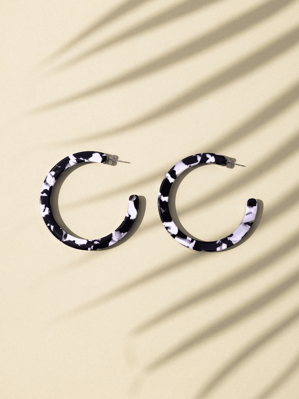 Milo Hoops In Black + White | petite shops