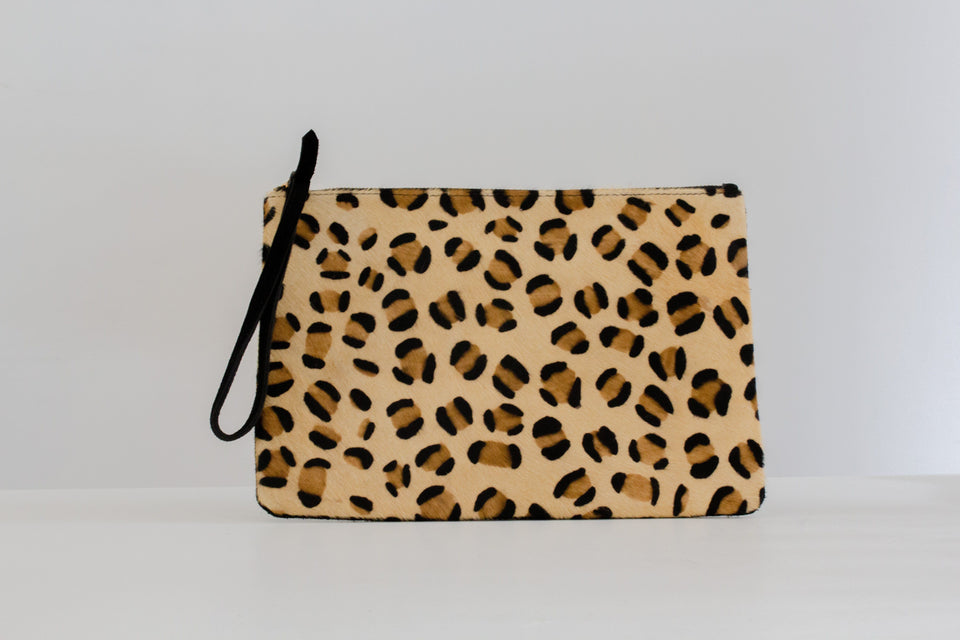 Leopard Print Clutch