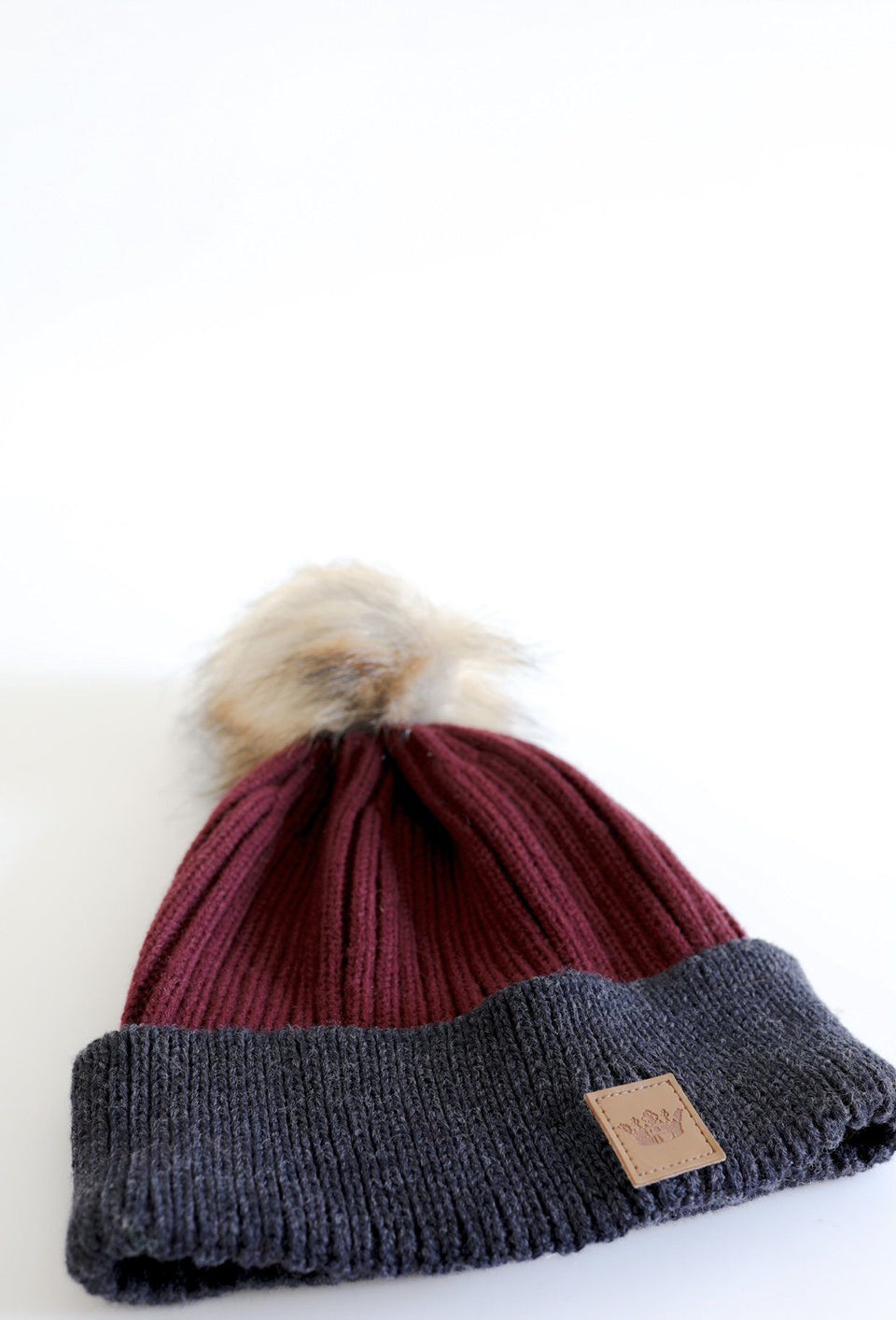 Knit Beanie with Pom