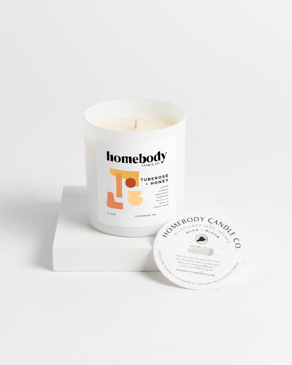 Tuberose + Honey • burn + bloom candle