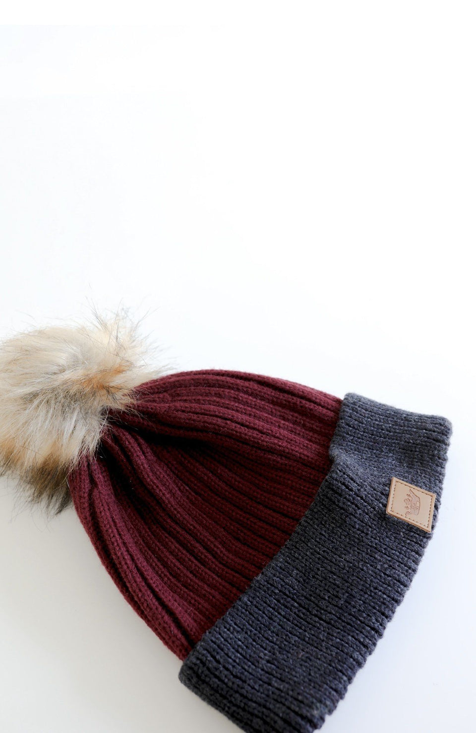 Knit Beanie with Pom