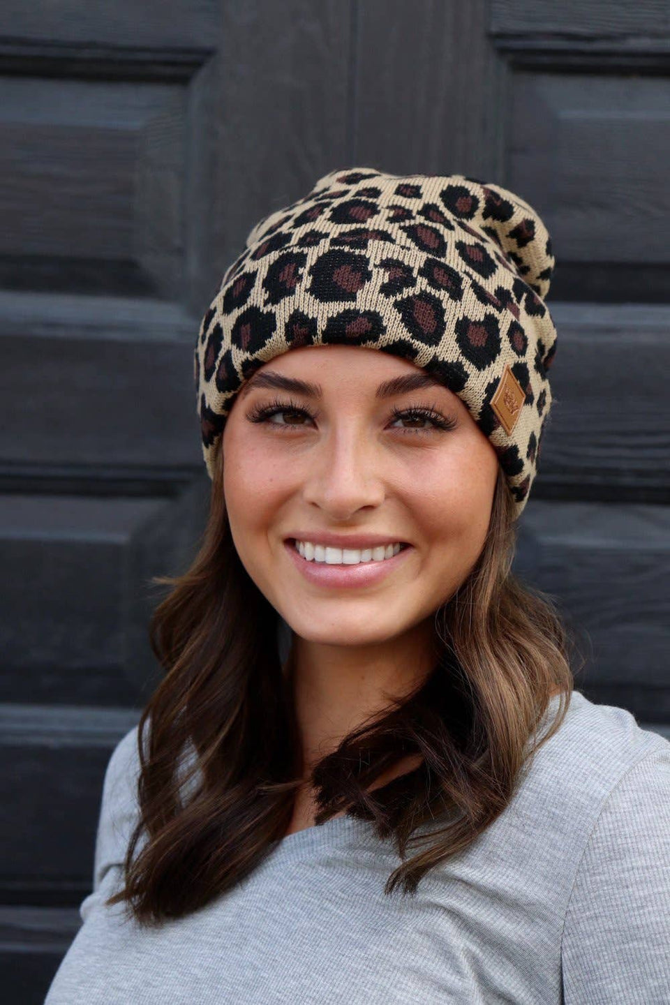 Leopard Beanie