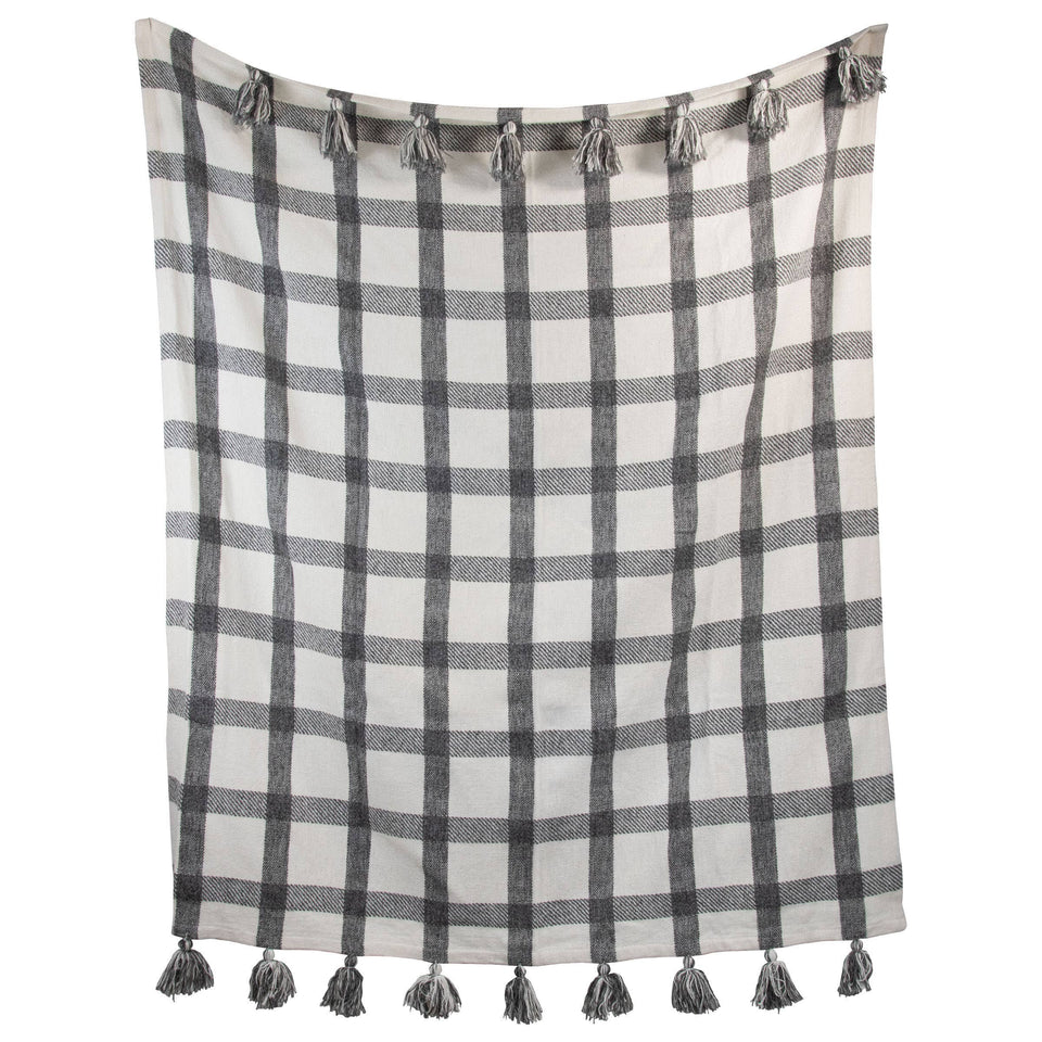 Hand Woven Jackie Throw - Black