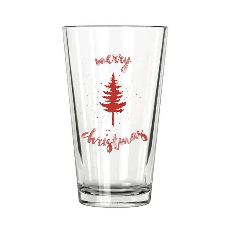 Christmas Tree Pint Glass