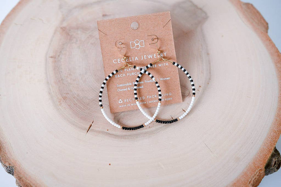 Seed Bead Hoops | petite shops