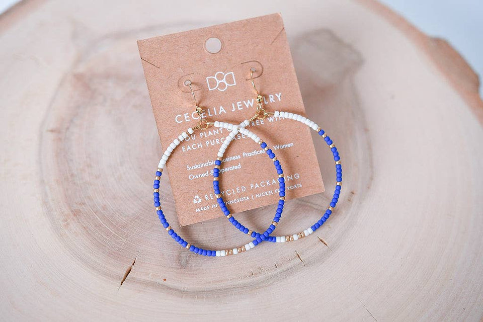 Seed Bead Hoops | petite shops